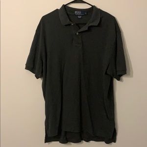 Men’s Dark Grey Ralph Lauren Polo Shirt Large